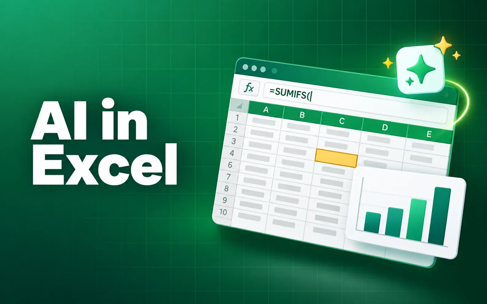 AI in Excel course cover