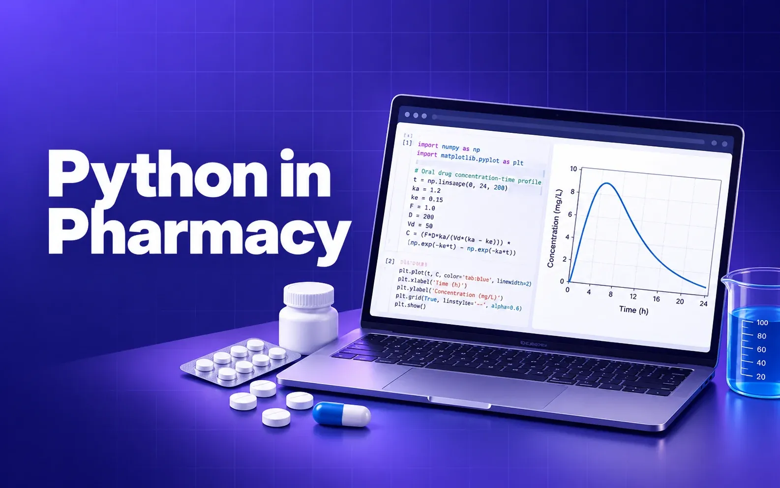Python in Pharmacy course cover
